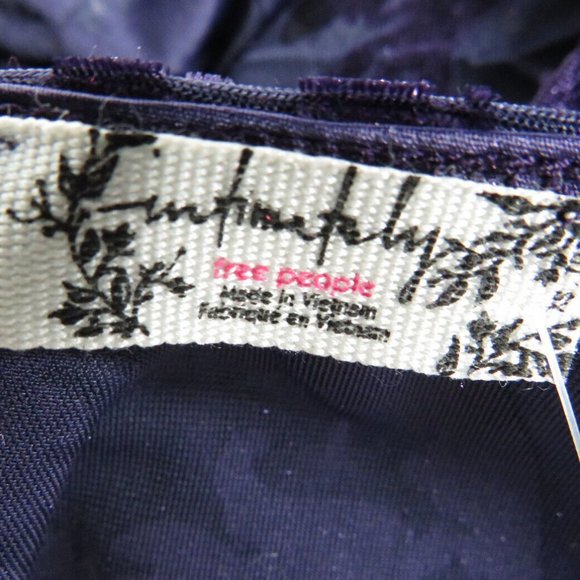 Free People Magic Hour Velvet Burnout Long Sleeve Thong Bodysuit Size XS - Picture 9 of 10